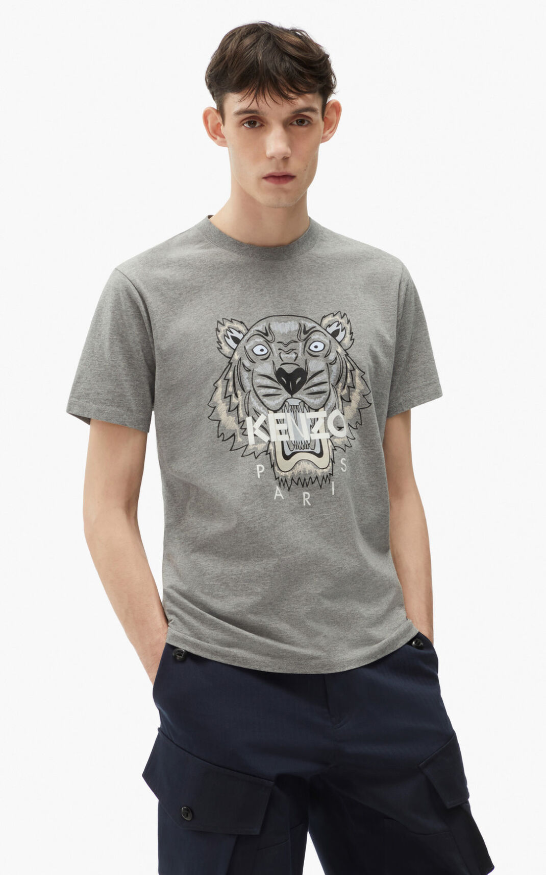 Kenzo Tiger T Shirt Herr | 80425-QKXW